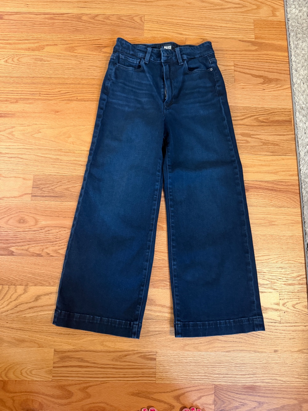 PAIGE Wide-Leg Ankle Anessa Jeans